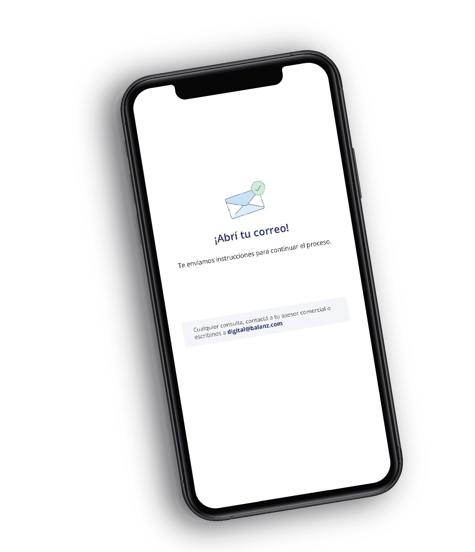 Revisá tu mail de Balanz