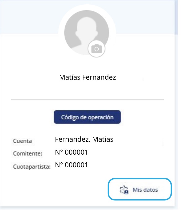 Registrar número de celular en Balanz