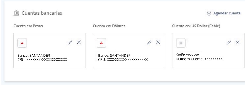Vincular cuentas bancarias en Balanz