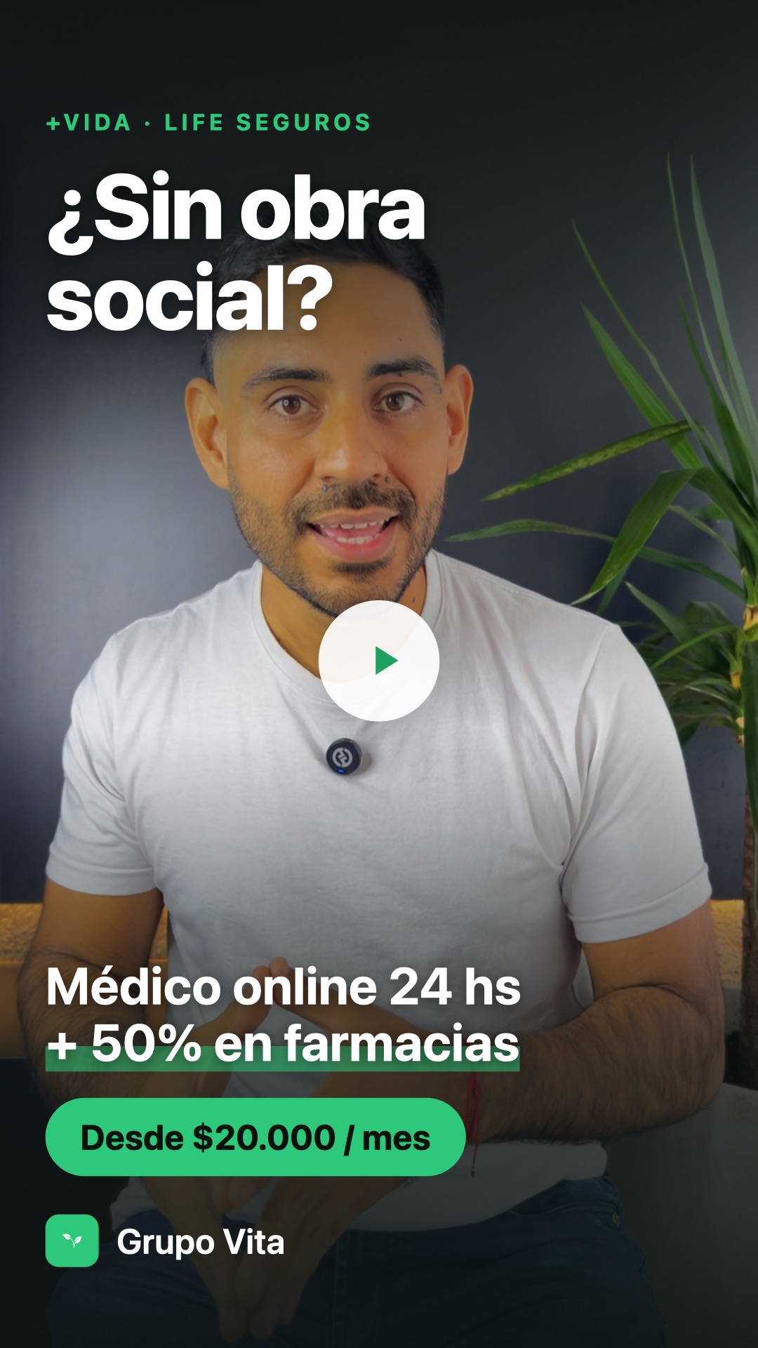 Walter, asesor de Grupo Vita, explica +Vida